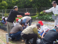 苗植え（男子）