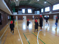 ドッジボール中②