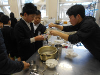 納豆を入れる②