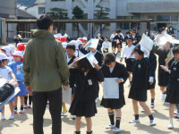 避難整列